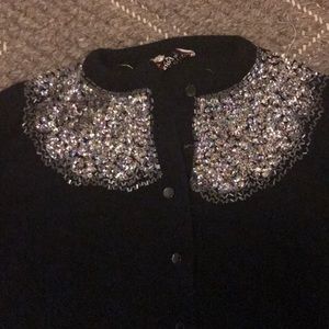 Vintage sequined and beaded cardigan!